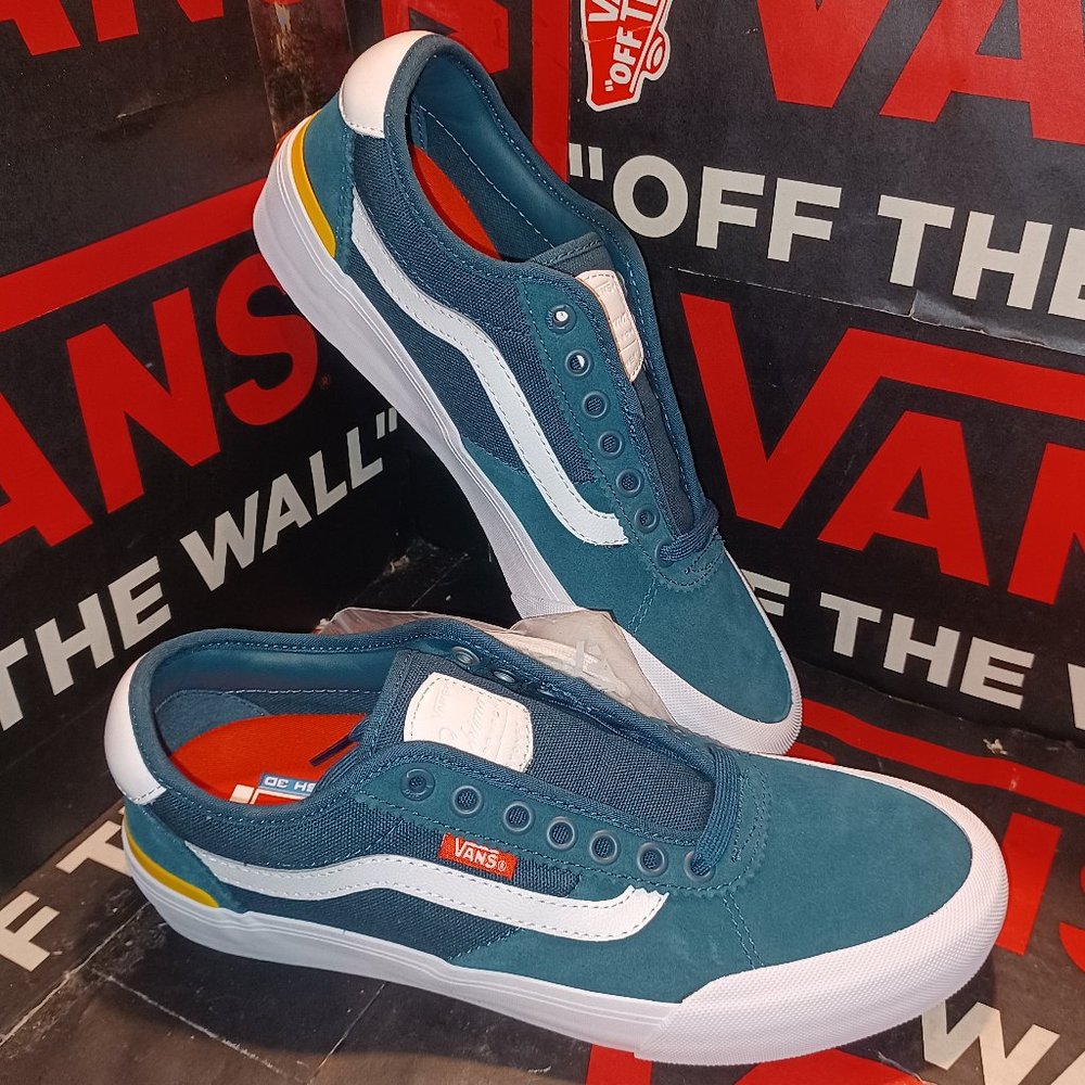 VANS Men's 6.5/Women's 8 Chima Pro 2 Canvas (Prime) Atlantic Green VN0A3MTI0QU
